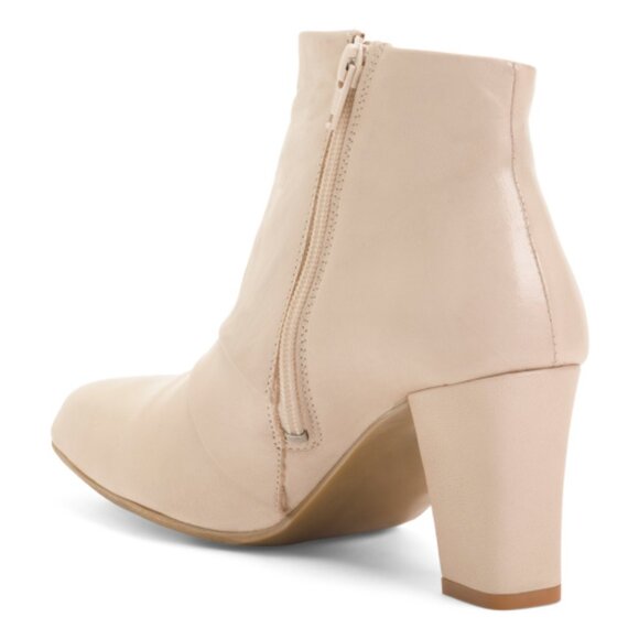 NEW MIZ MOOZ Made In Portugal Leather Haydin Booties in cream for women 825 6m3 - Picture 2 of 8